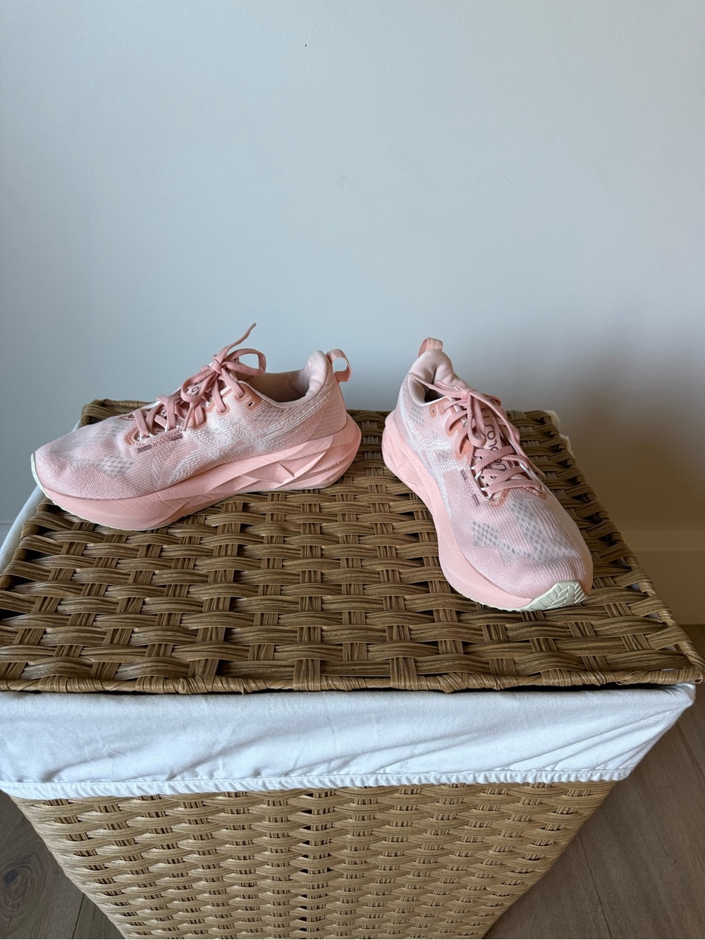 Asics Novablasts 5 Women's Light Pink Athletic Running Shoes